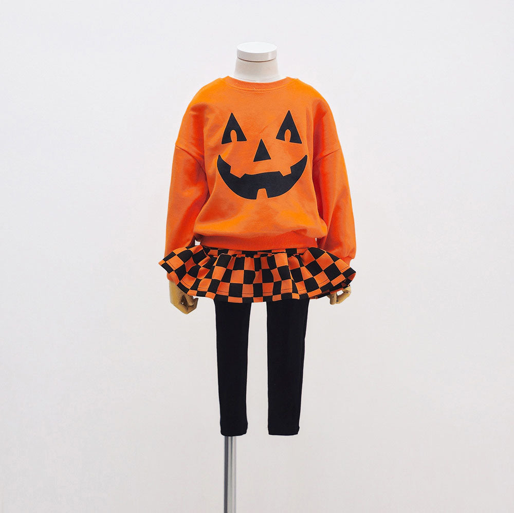 【80-120】ハロウィンパンプキンセットアップ