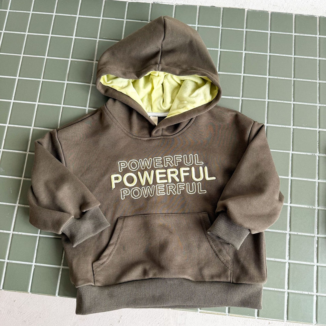 【80-150】POWERFULバイカラーパーカー
