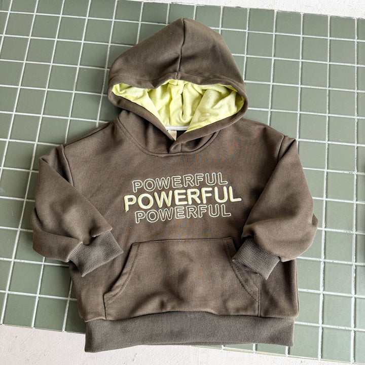 【80-150】POWERFULバイカラーパーカー