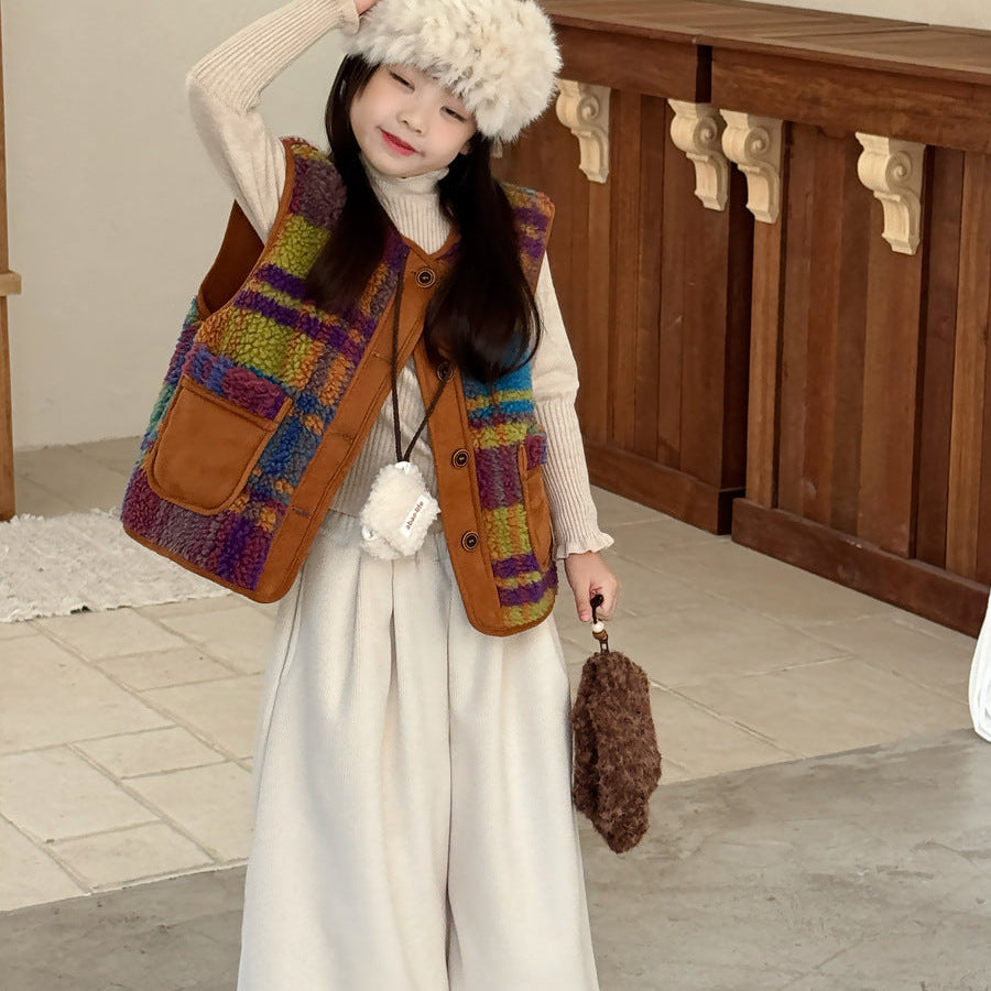 【90-150】パフスリーブハイネックセーター