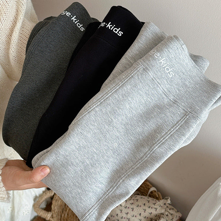 【100-150】あったかフレアロングパンツ