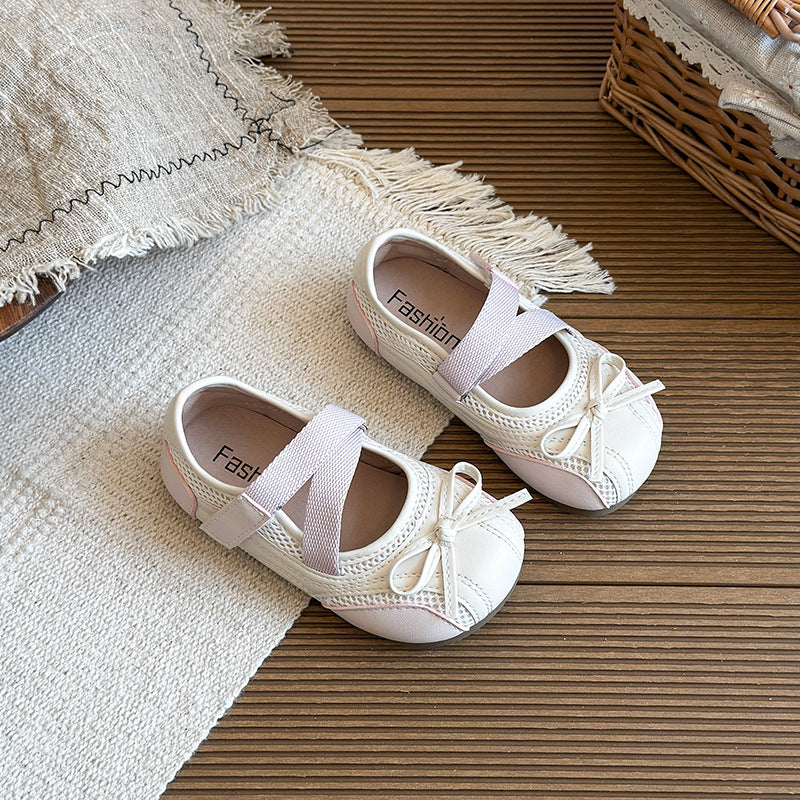 【15.0-22.0】テープデザインバレエシューズ