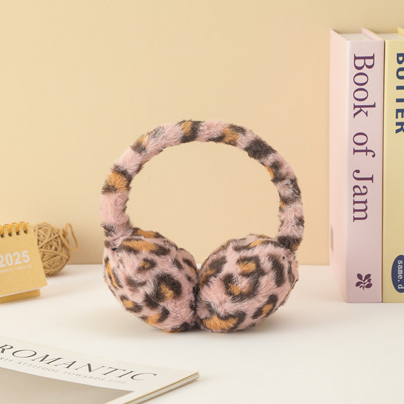レオパード柄イヤーマフ
