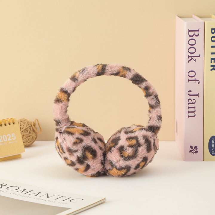 レオパード柄イヤーマフ