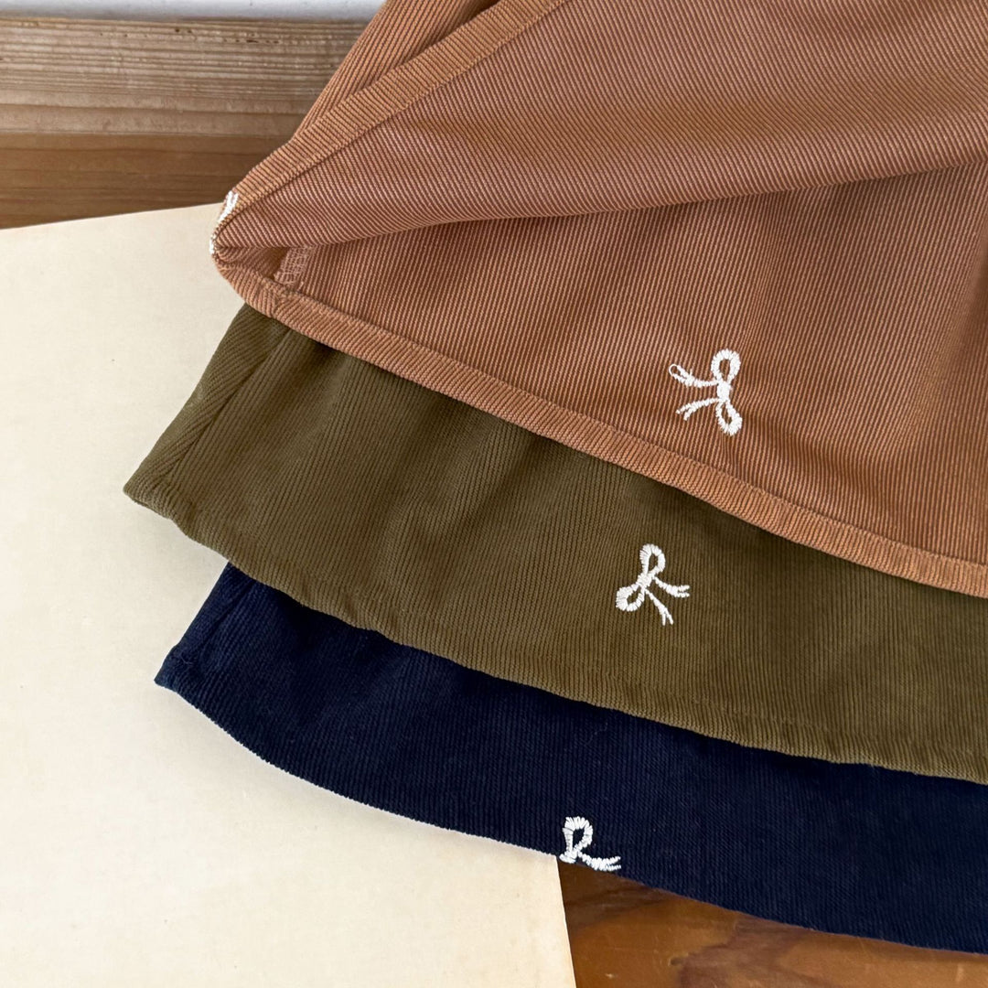 【73-120】リボンデザイン長袖ワンピース