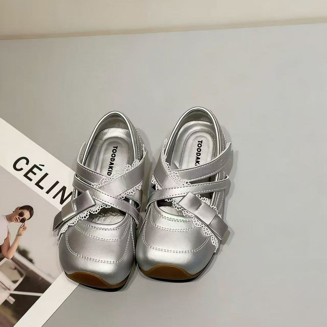 【16.5-22.0】キュートデザインバレエシューズ