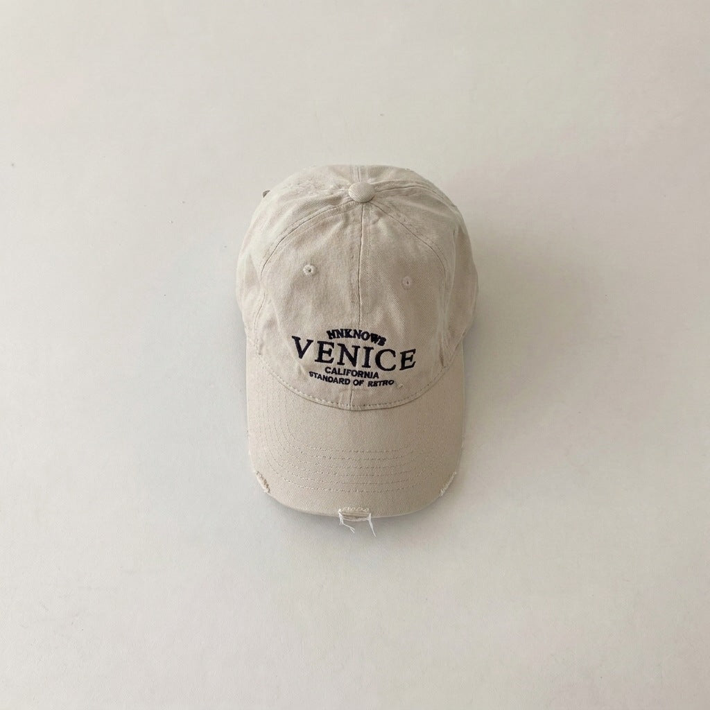【50-53cm】ユーズド加工風VENICEキャップ
