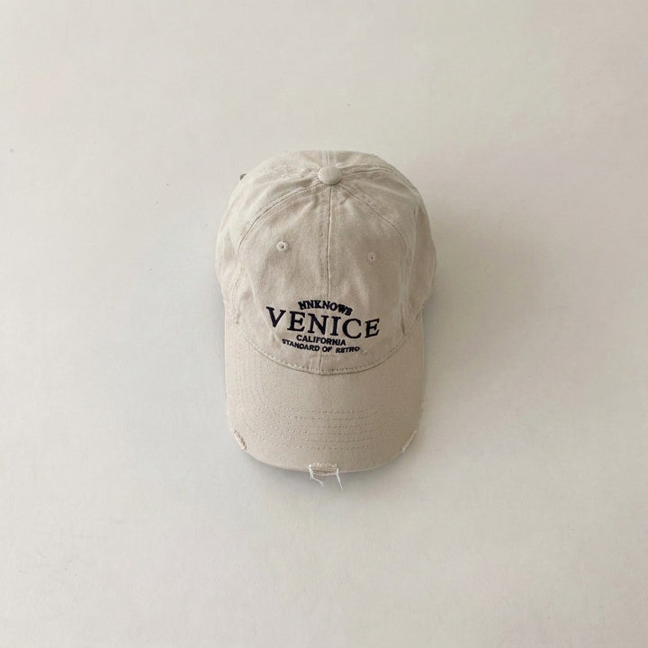 【50-53cm】ユーズド加工風VENICEキャップ