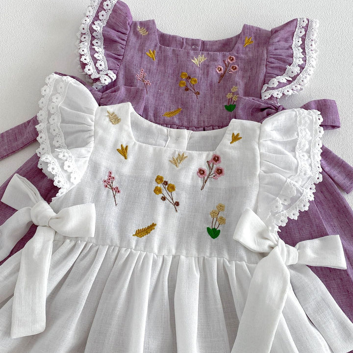 【73-110】ウエストリボンキュートワンピース