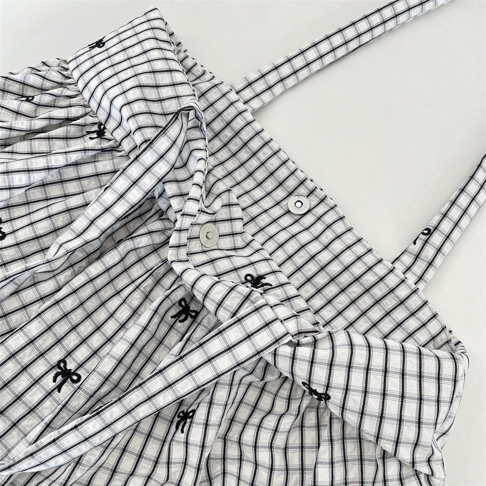 パターンプリントトートバッグ