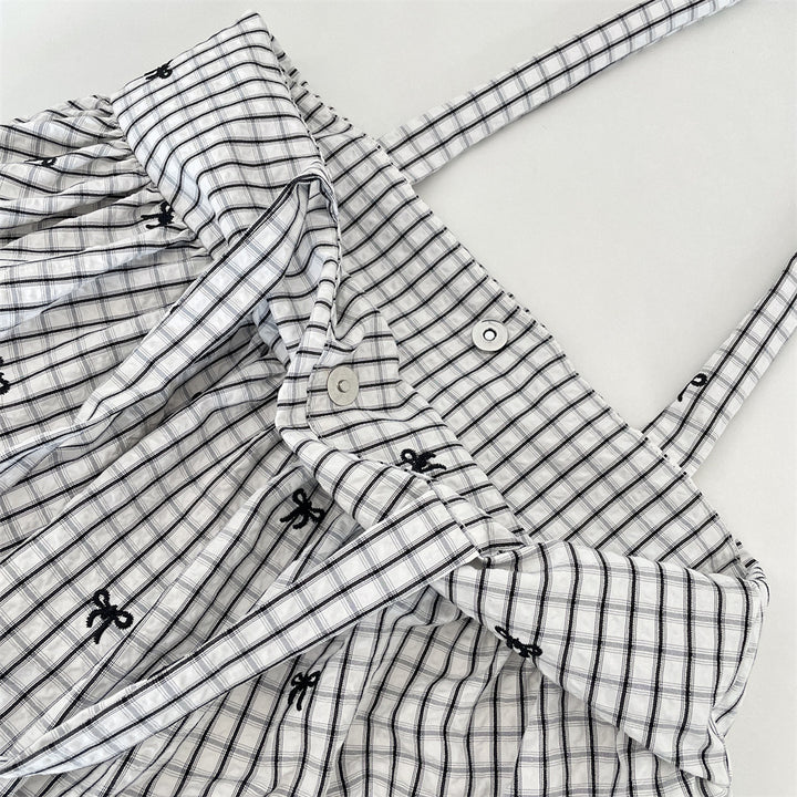 パターンプリントトートバッグ