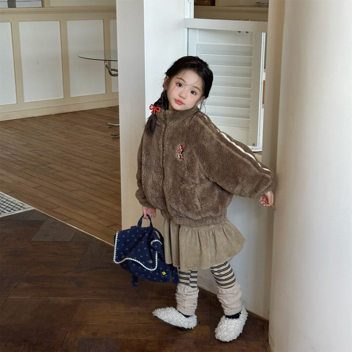 【80-130】サイドラインフリースジャケット