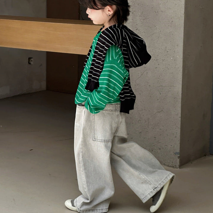 【90-150】ルーズワイドデニム