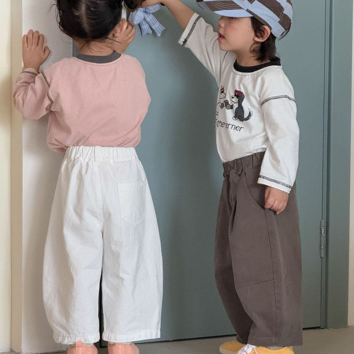 【80-150】シンプルカーブパンツ