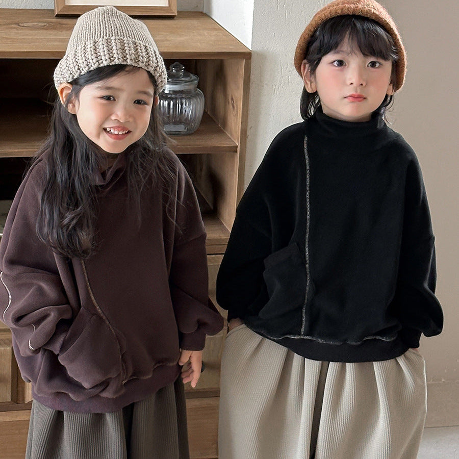 【80-140】ポケットデザインプルオーバー