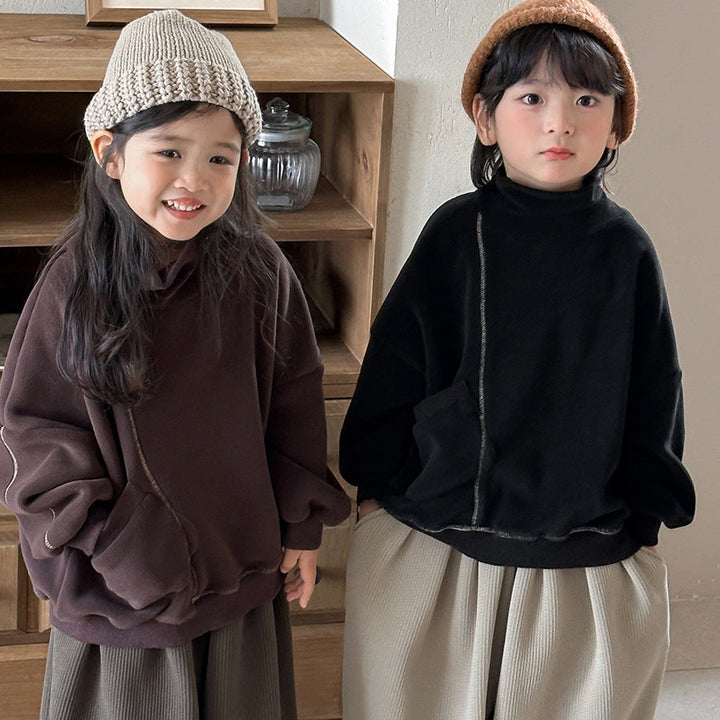 【80-140】ポケットデザインプルオーバー