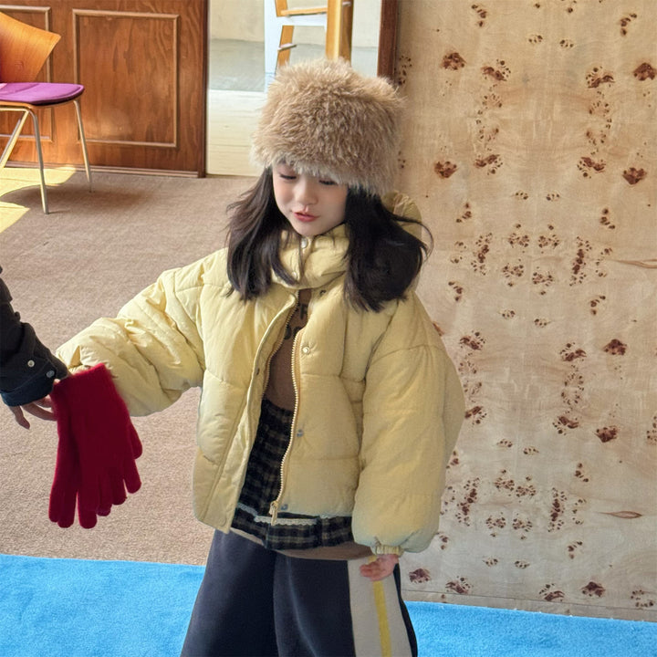 【80-130】フード付き中綿ジャケット