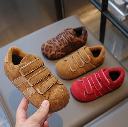 【14.5-20.5】ラインデザインベルクロスニーカー