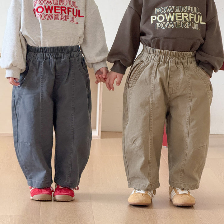 【80-150】シンプルボールロングパンツ