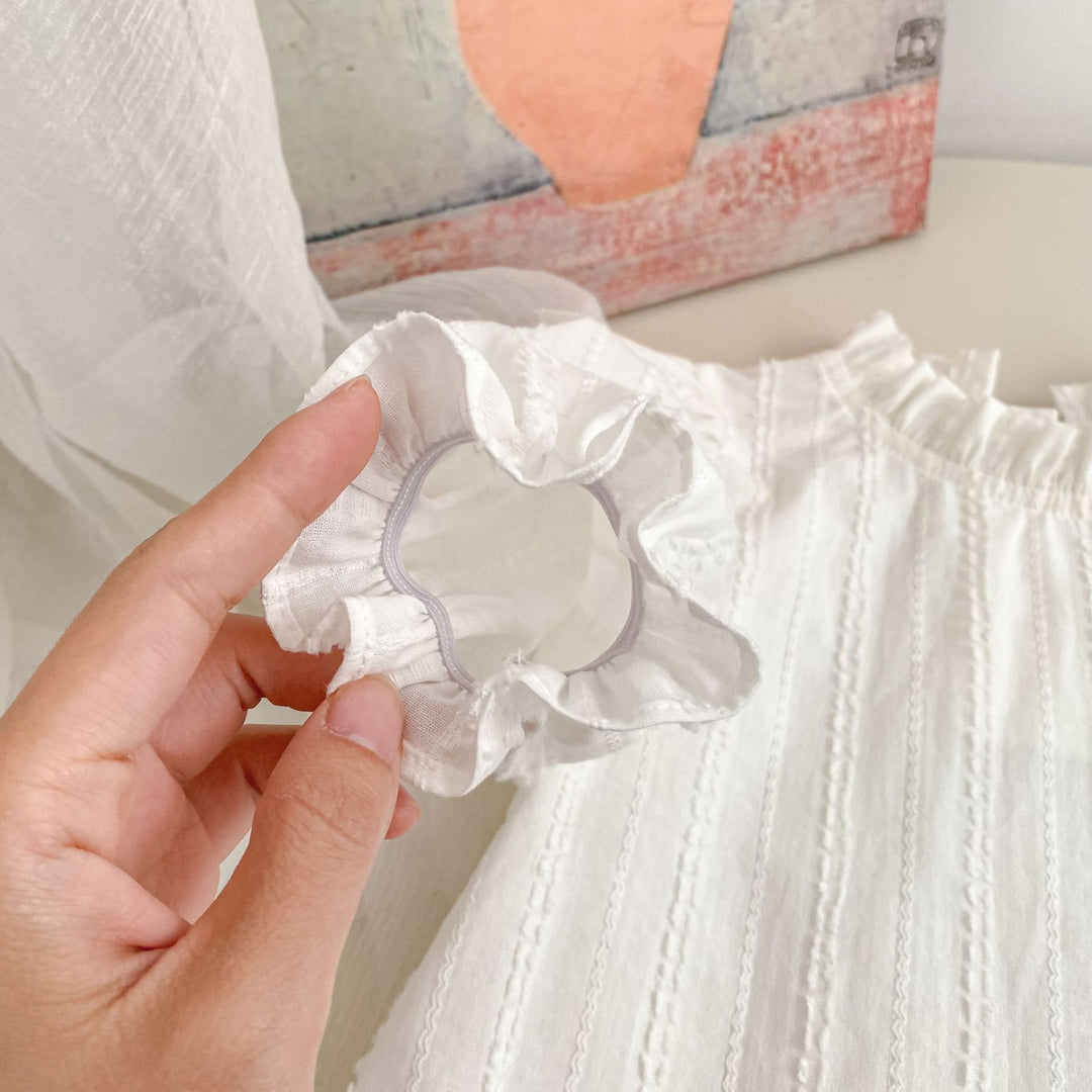 【73-120】フリルスタンドカラープルオーバー