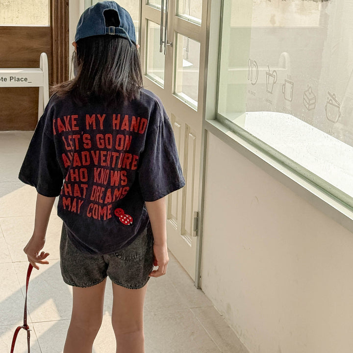 【80-130】ロゴデザインTシャツ