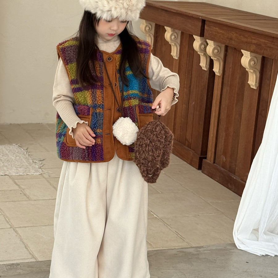 【90-150】パフスリーブハイネックセーター