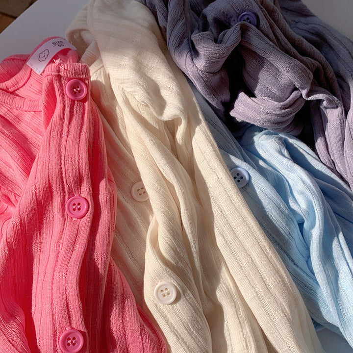 【90-140】リブメロウカーディガン