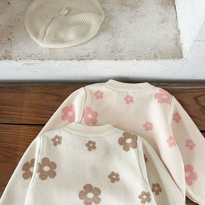 【73-100】スカラップヘム花柄セットアップ