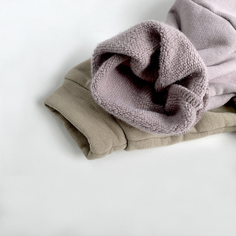 【80-130】くすみカラーフーディートップス