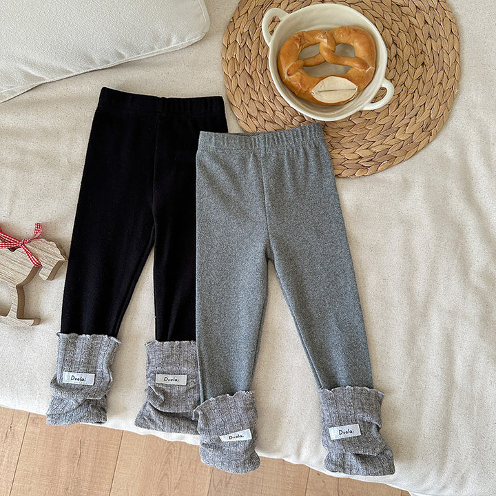 【90-150】レッグウォーマー風レギンス