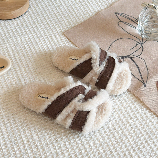 【15.5-21.5】クロスデザインボアサンダル