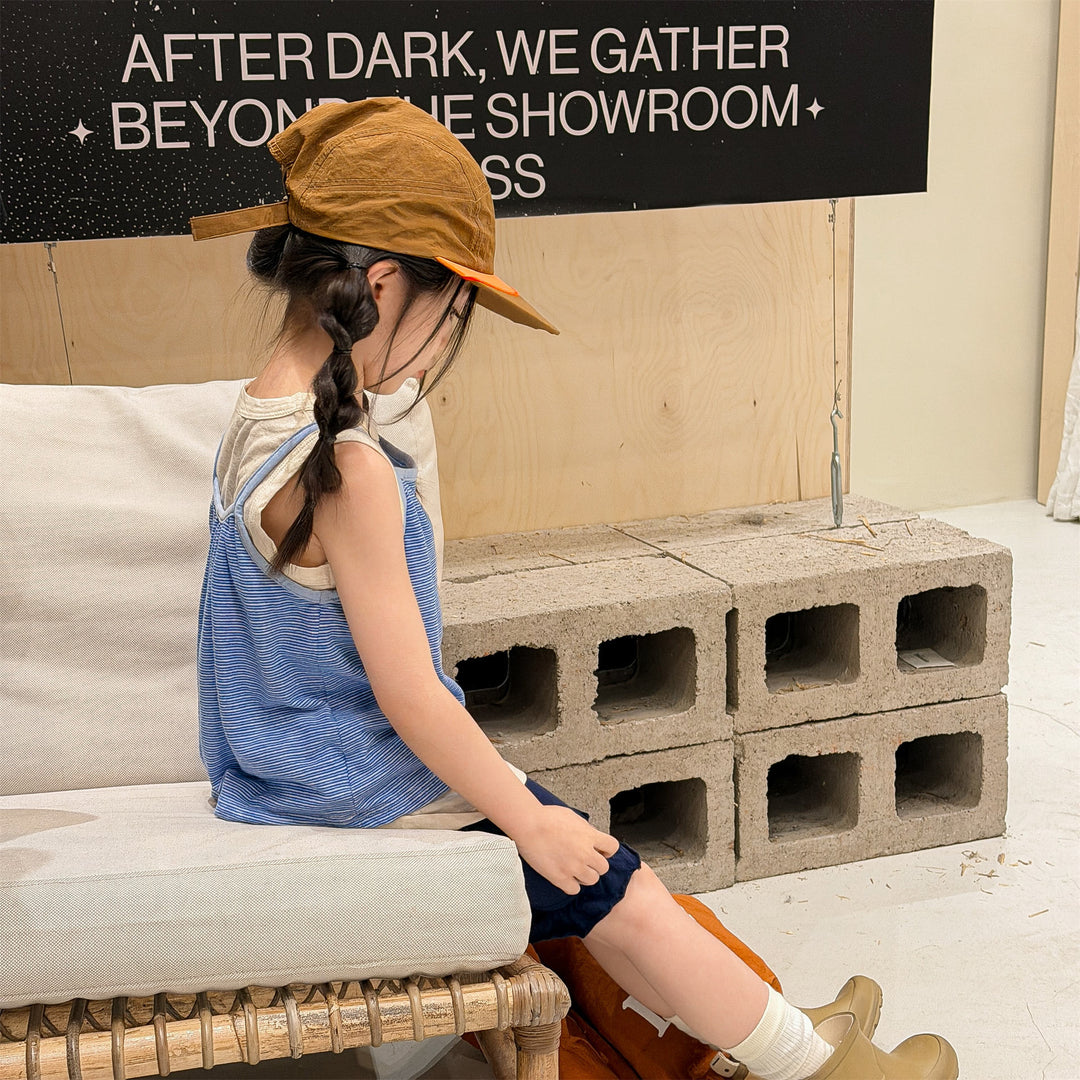 【80-130】細ボーダーキャミソール