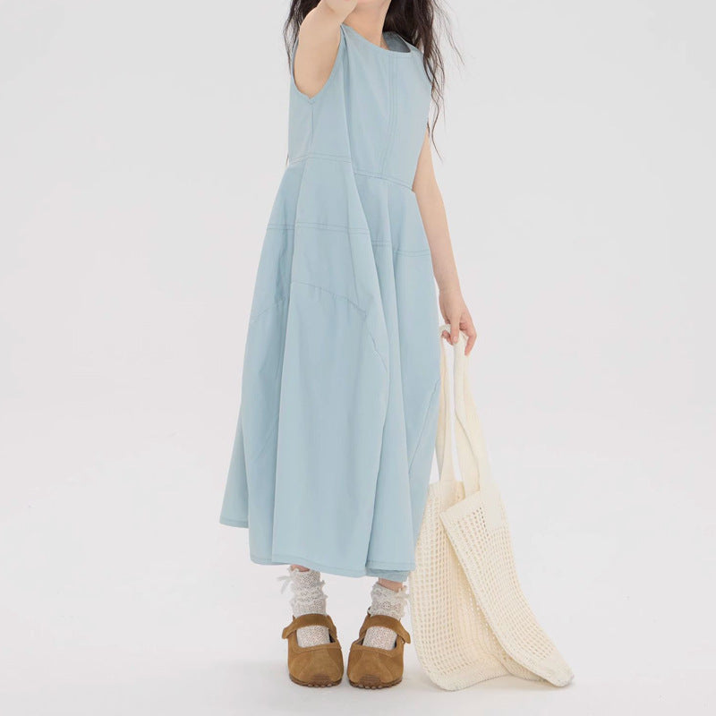 【90-150】ノースリーブシンプルワンピース