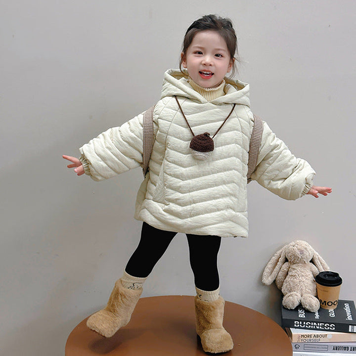 【90-140】フード付きプルオーバーコート