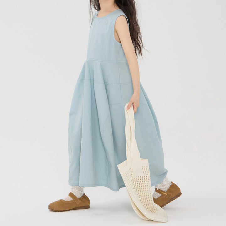 【90-150】ノースリーブシンプルワンピース