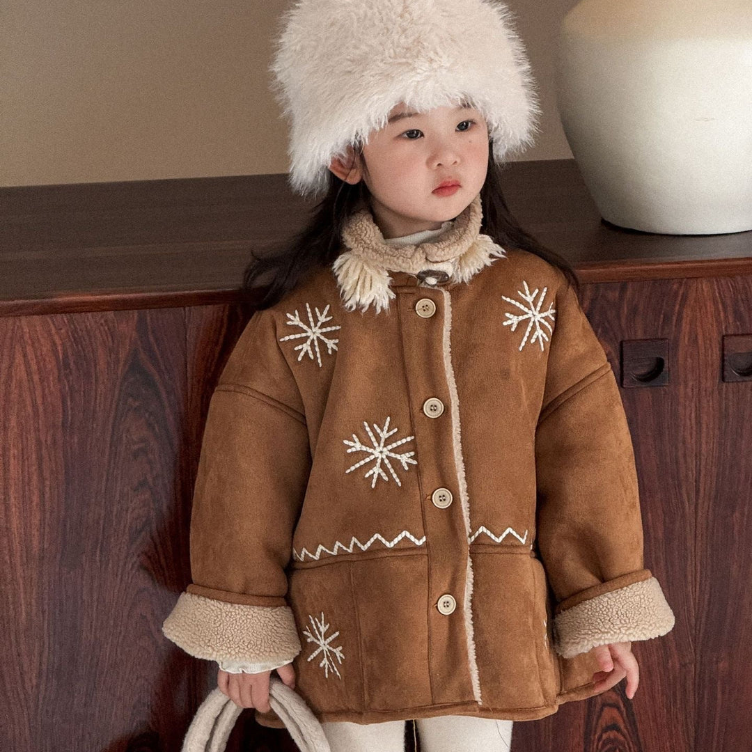 【90-140】snowflake刺繍ジャケット