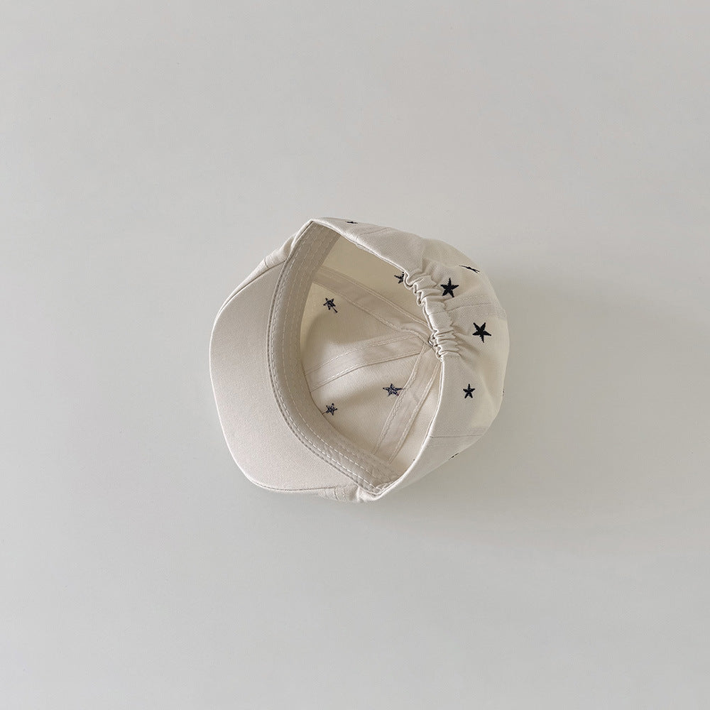 【43-46cm】星柄べビーキャップ