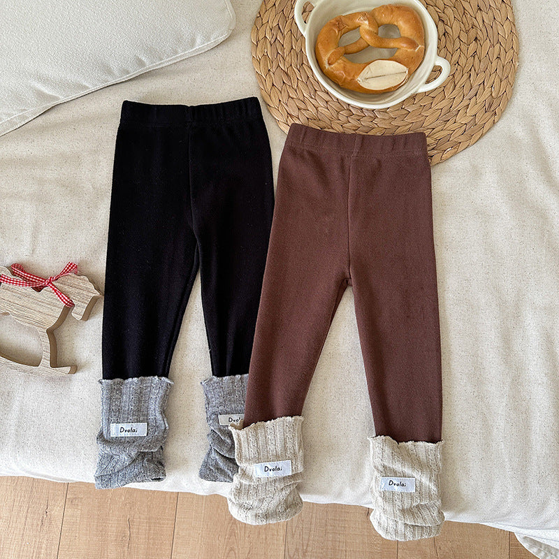 【90-150】レッグウォーマー風レギンス