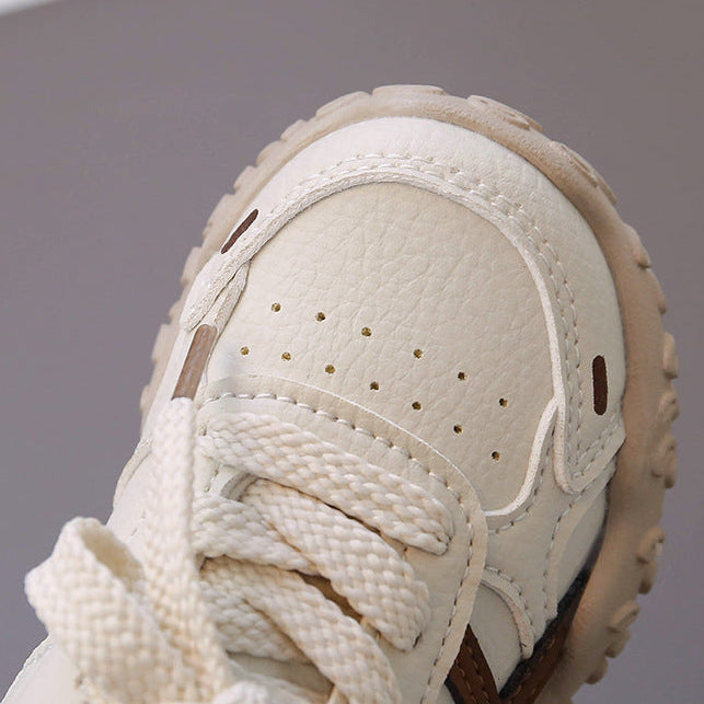 【13.5-18.5】ラインデザインカジュアルスニーカー