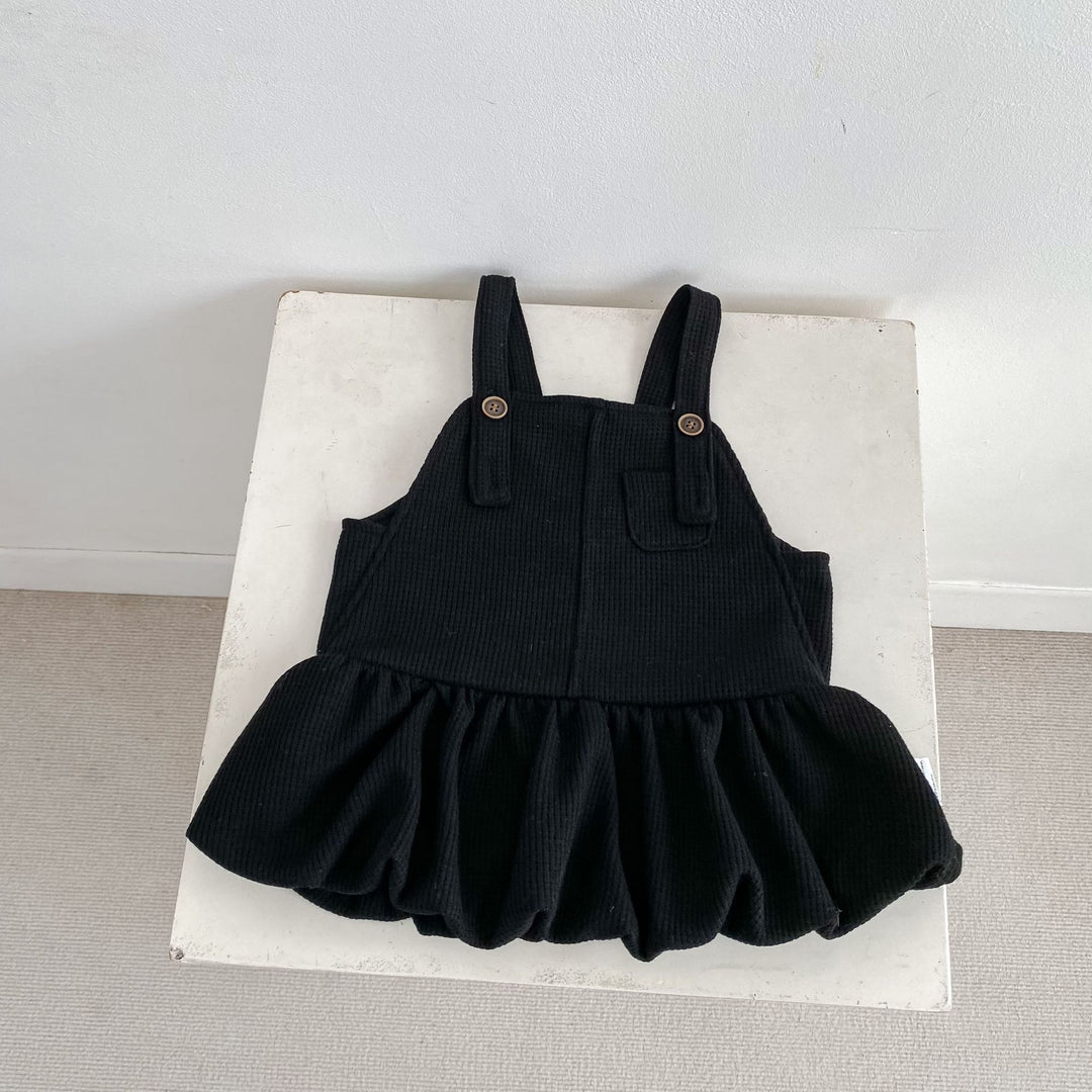 【73-110】裾バルーンサロペットスカート