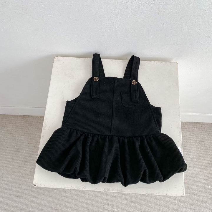 【73-110】裾バルーンサロペットスカート