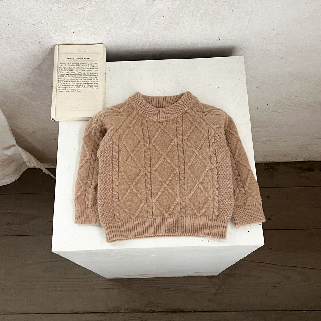 【73-110】アーガイル編みニットセットアップ