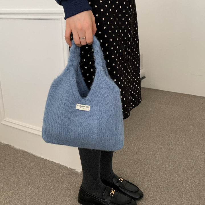 あったかニットバッグ