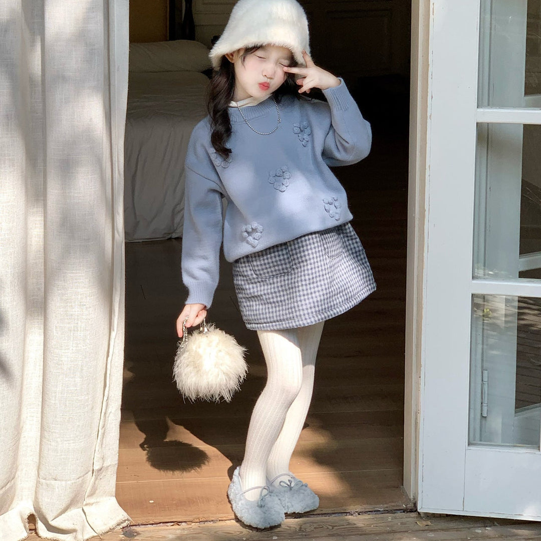 【90-140】ダブルポケットミニスカート