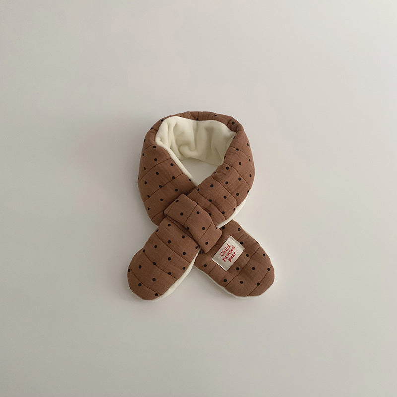 【1Y-6Y】パターンプリントループ付きマフラー