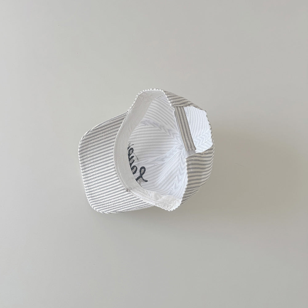 【46-48cm】Loveストライプデザインキャップ