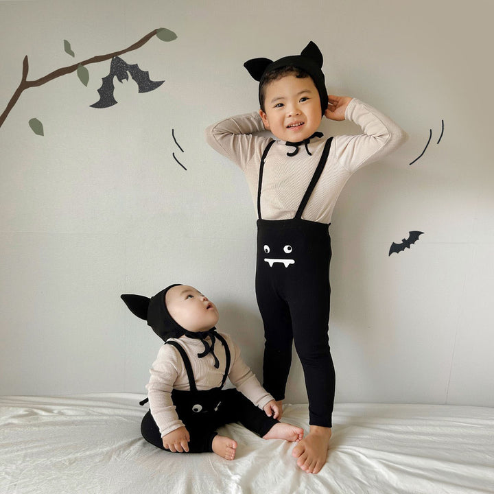 【73-90】帽子付きハロウィンサロペット