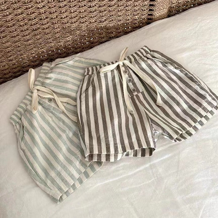 【73-120】総柄ショートパンツ