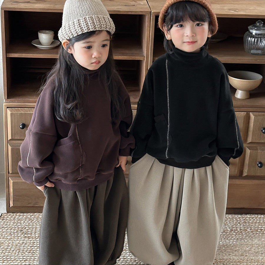 【80-140】ポケットデザインプルオーバー