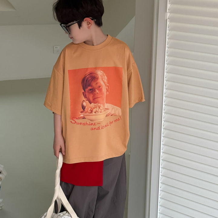 【90-150】カジュアルフォトTシャツ